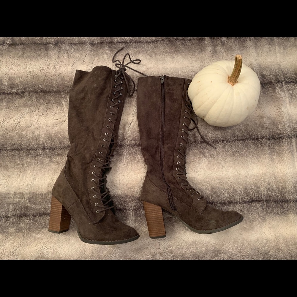 Lace up boots